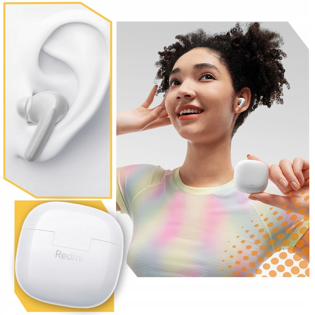 SŁUCHAWKI BEZPRZEWODOWE DOUSZNE XIAOMI REDMI BUDS 6 LITE ANC BT 5.3 BIAŁE Marka Xiaomi